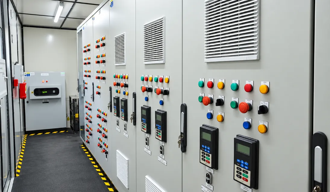 Non-compartmental Motor Control Center with open enclosure access to motor starters